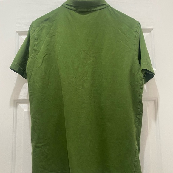 Men’s PUMA Short Sleeve Collared Polo Shirt, Green, Medium - Picture 6 of 6
